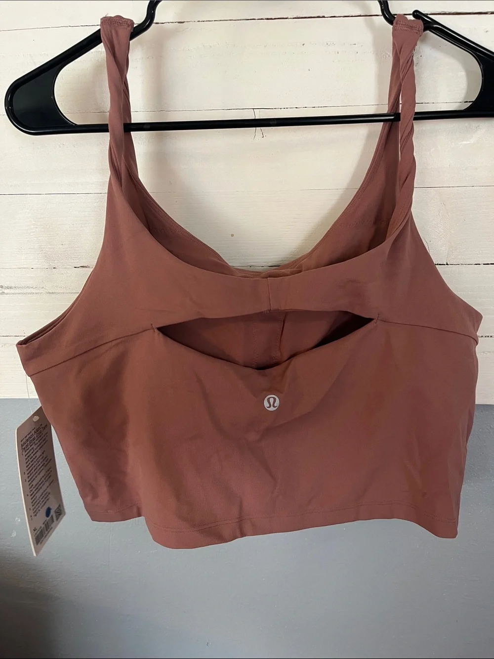 lululemon athletica Twist-Strap Crop Tank in REDC colorway